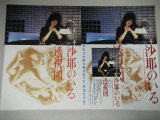 画像: 高樹沙耶・主演「沙耶のいる透視図」パンフ+チラシ+半券　3点一括/石井隆・脚本