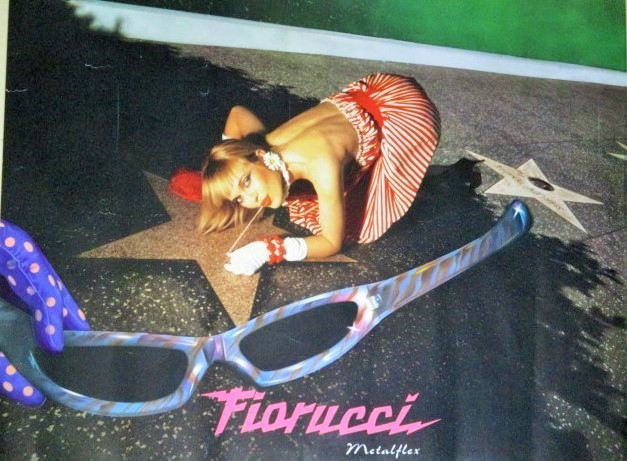 Fiorucci フィオルッチ Metalflex 金髪モデル ファッション広告 ポスター 検 デザイン アドワーク コピーライター 宣伝 海外ブランド 古書 ひふみや